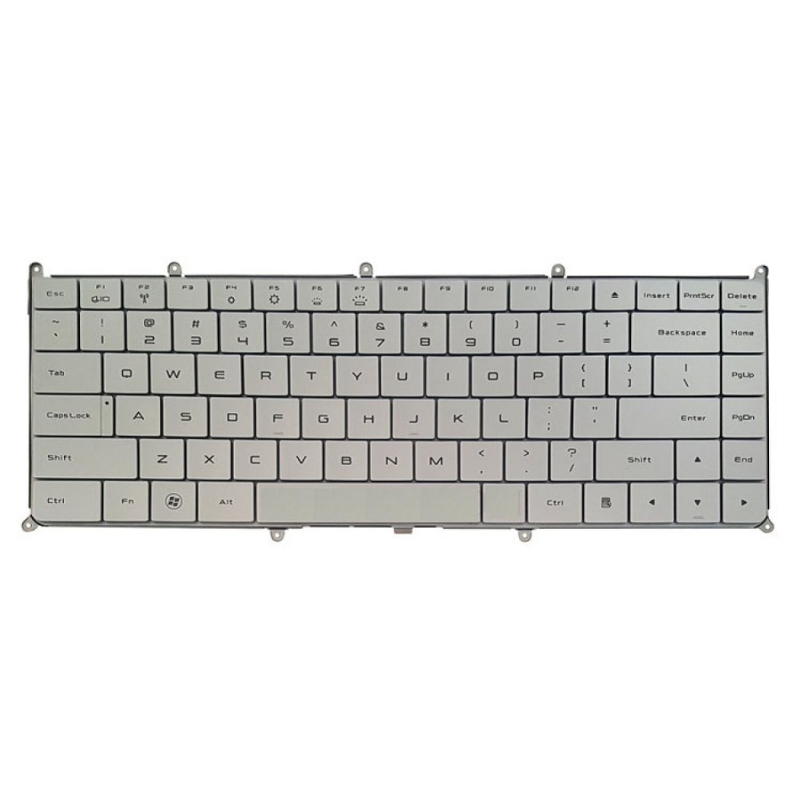 کیبورد لپ تاپ دل مدل XPS Adamo13 Silver