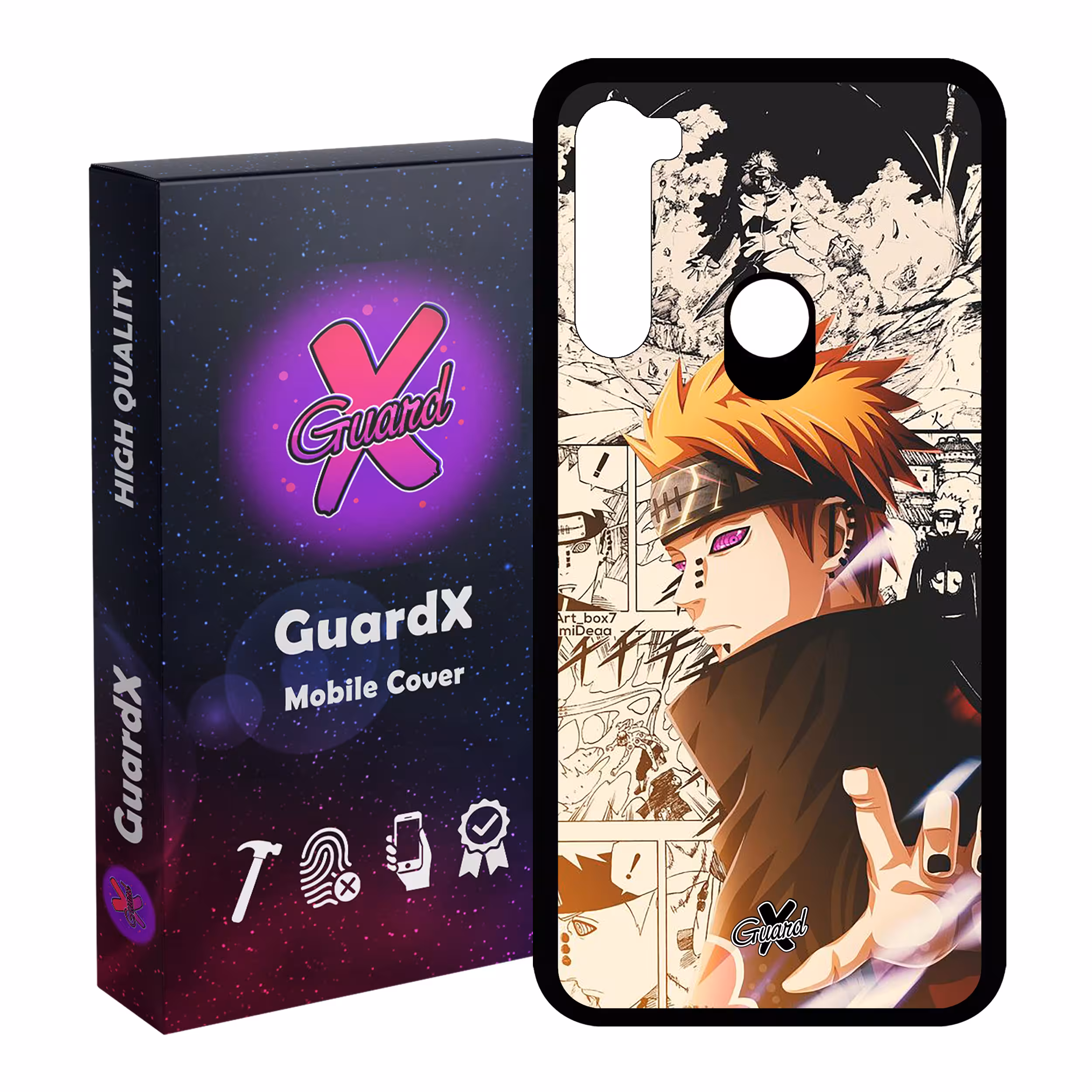 کاور گارد ایکس طرح Anime مدل Glass10378 مناسب برای گوشی موبایل شیائومی Redmi Note 8