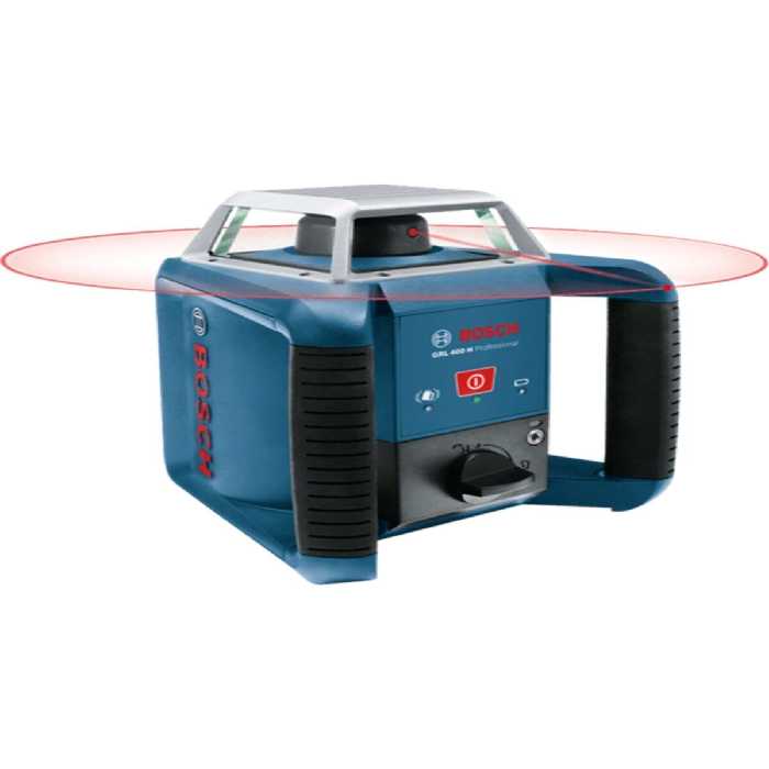 دستگاه اندازه گیری لیزری Grl 400 ساعت لیزر چرخش حرفه ای را تنظیم کنید Bosch