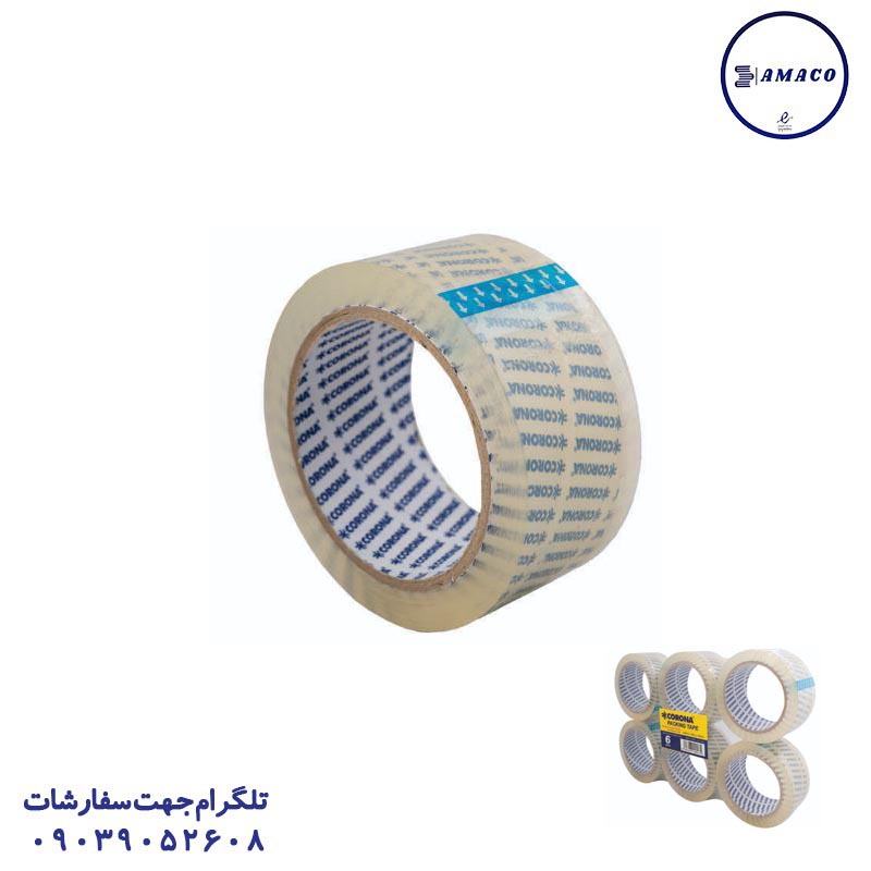 چسب پهن 90 یارد کرونا