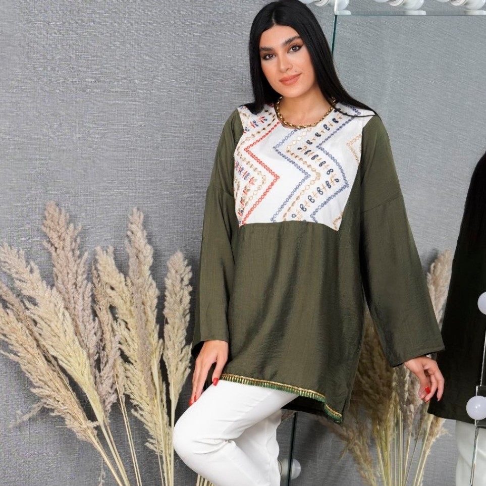 تونیک سوزندوزی هندی 