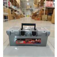 جعبه ابزار الوان بزرگ -جعبه دو طبقه برای مناسب مرتب سازی