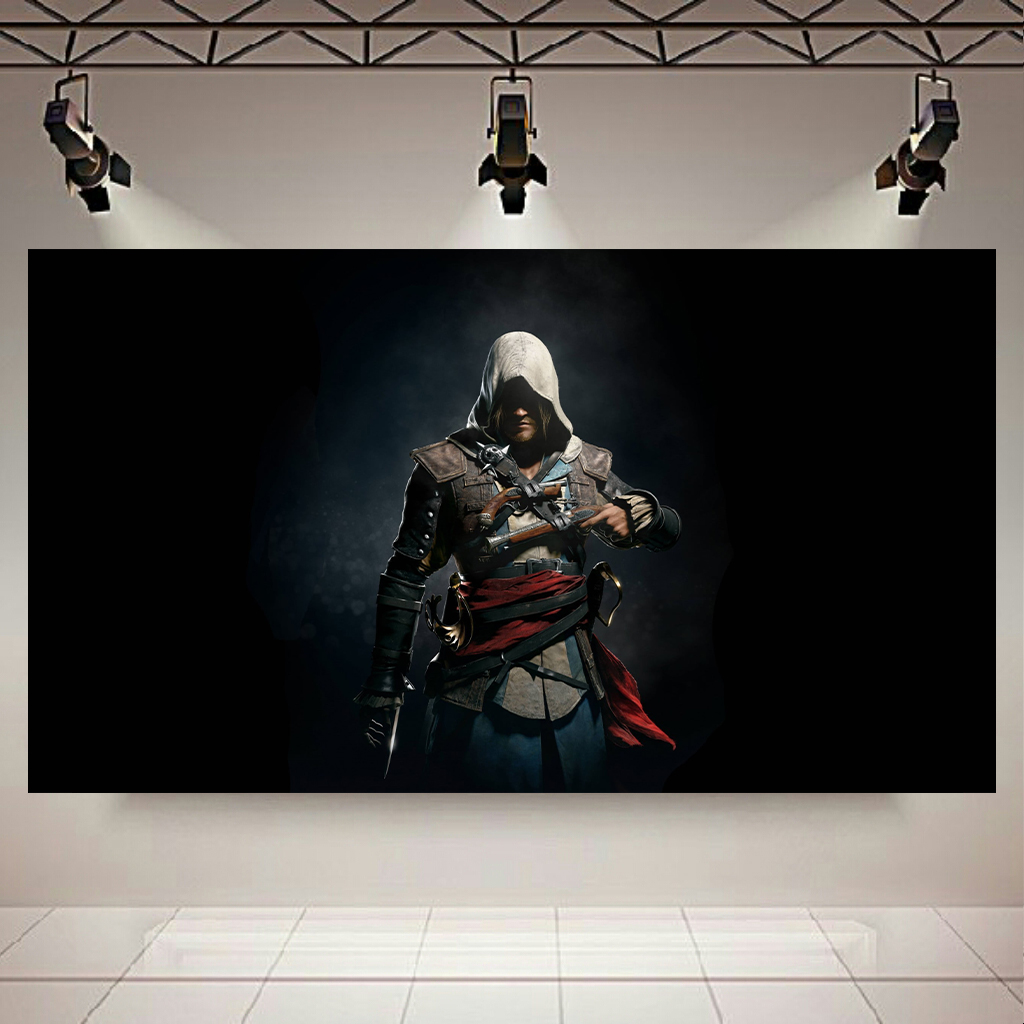 تابلو بوم طرح Game مدل Assassins Creed Flag کد AR8610