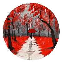 دیوارکوب سفالی مدل پاییز دلتنگی