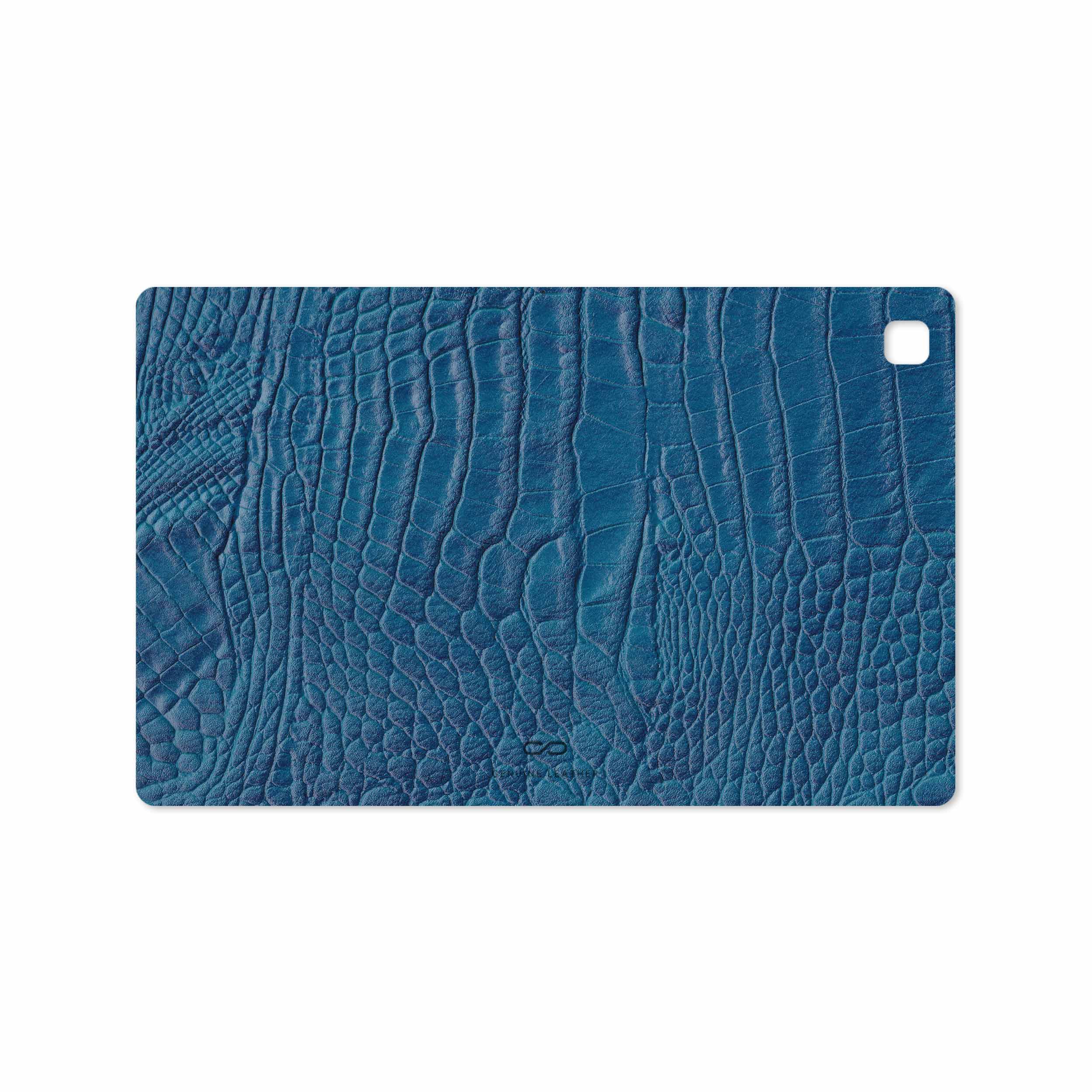 برچسب پوششی ماهوت مدل Blue-Crocodile-Leather مناسب برای تبلت سامسونگ Galaxy Tab A7 10.4 LTE 2020 T505