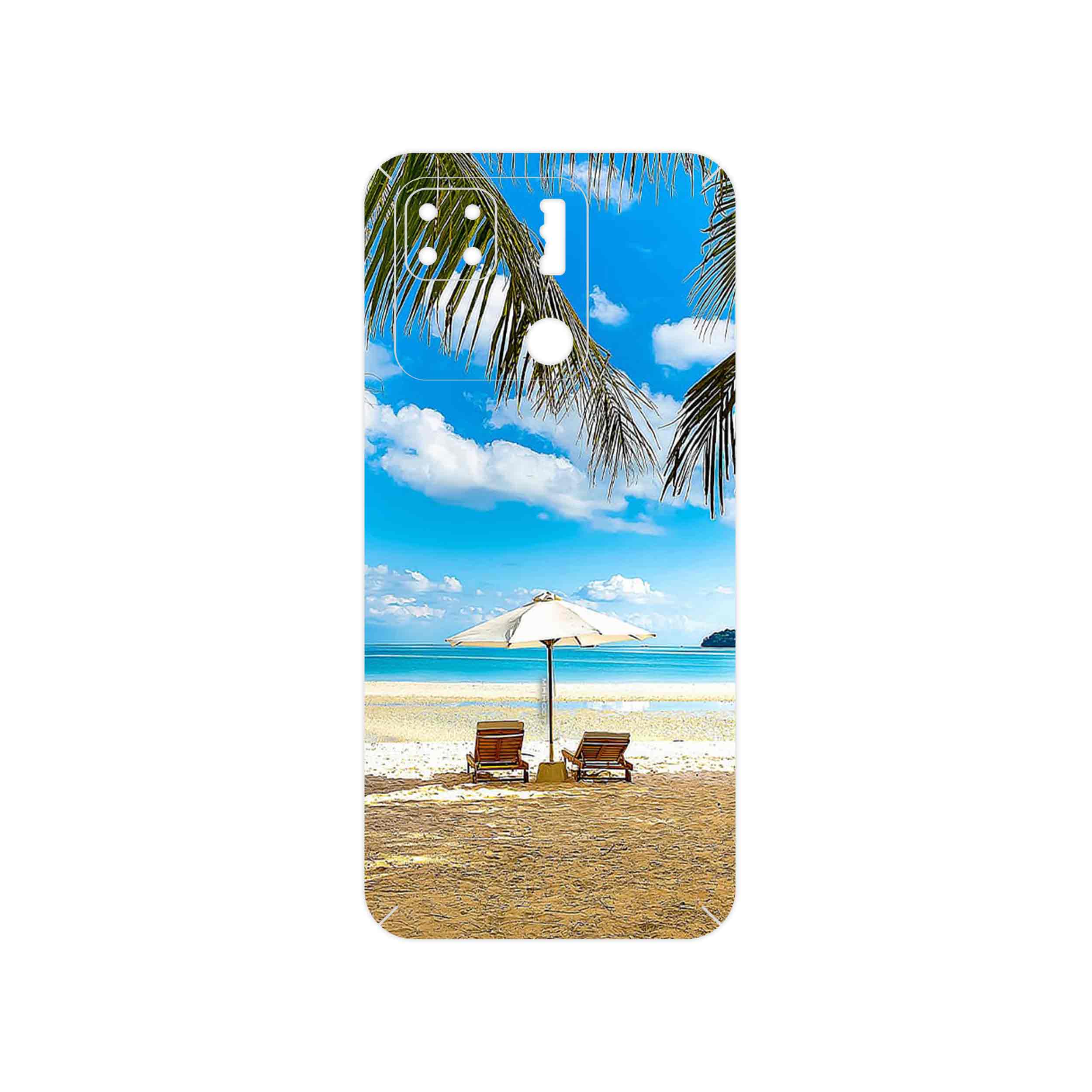 برچسب پوششی ماهوت مدل Beach مناسب برای گوشی موبایل شیائومی Redmi 10A
