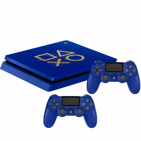 کنسول بازی پلی استیشن 4 اسلیم سونی 500 گیگابایت مدل DAYS OF PLAY LIMITED EDITION CUH-2116A