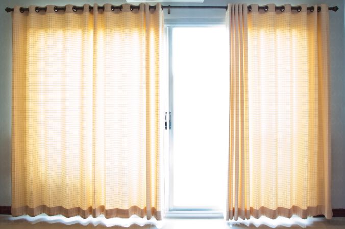 خرید و دانلود عکس Home Interior And Windows With Curtains کد 25109 | پیک فاکس | Pic Fox