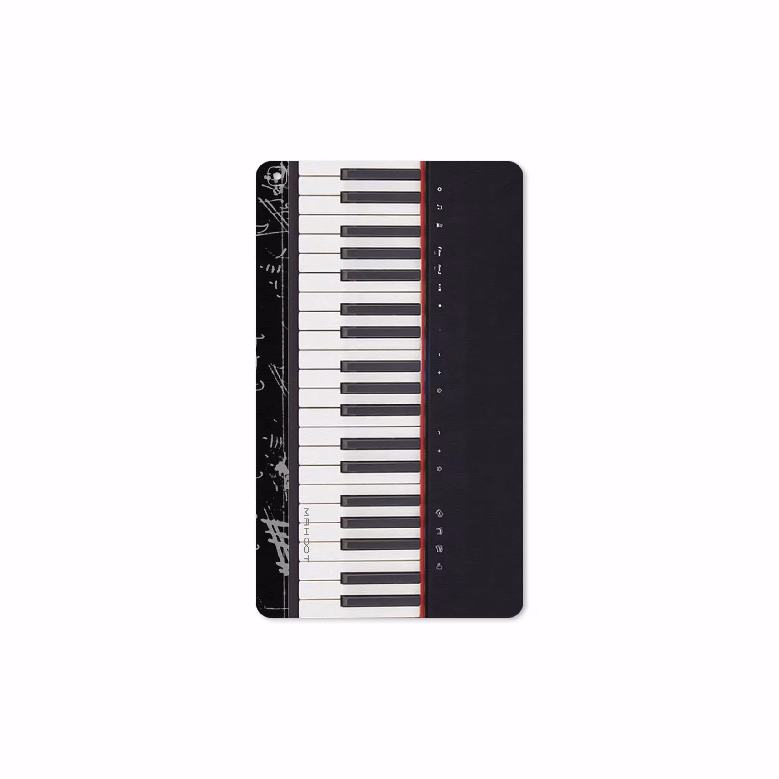 برچسب پوششی ماهوت مدل Piano-Instrument مناسب برای تبلت سامسونگ Galaxy Tab A 8.0 2019 T290
