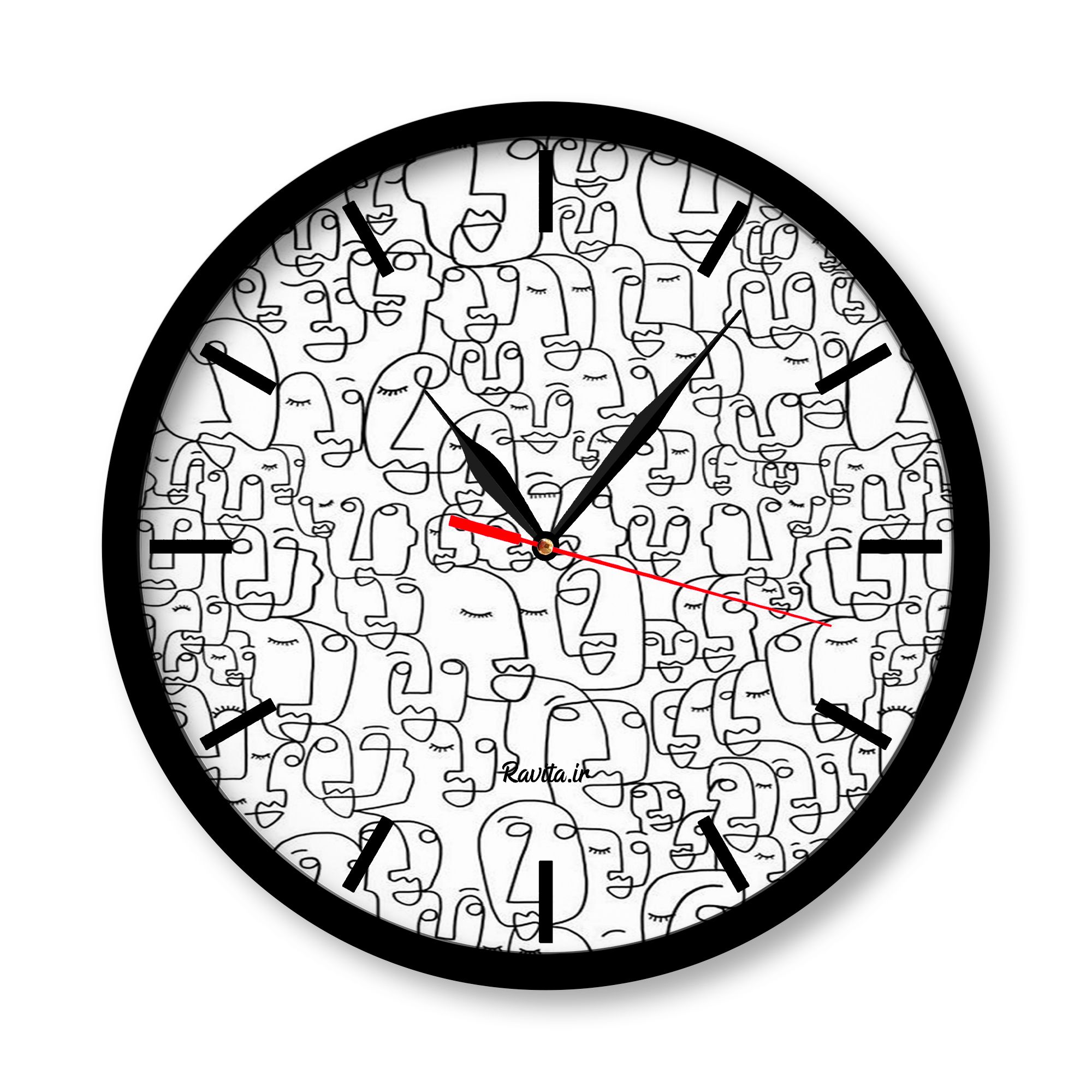 ساعت‌های دیواری راویتا طرح ستاره 2255
