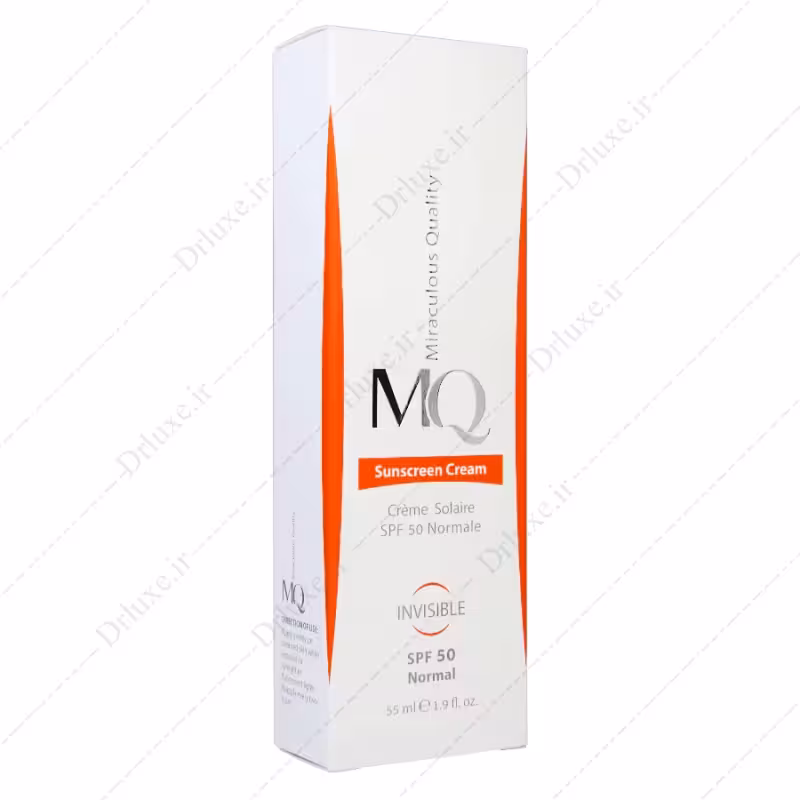 قیمت و خرید کرم ضد آفتاب SPF50 نرمال بی رنگ ام کیو 55 میلی لیتر - دکتر لوکس