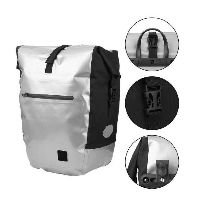 کیف خورجینی دوچرخه بی سول مدل BS300 بسته دو عددی 