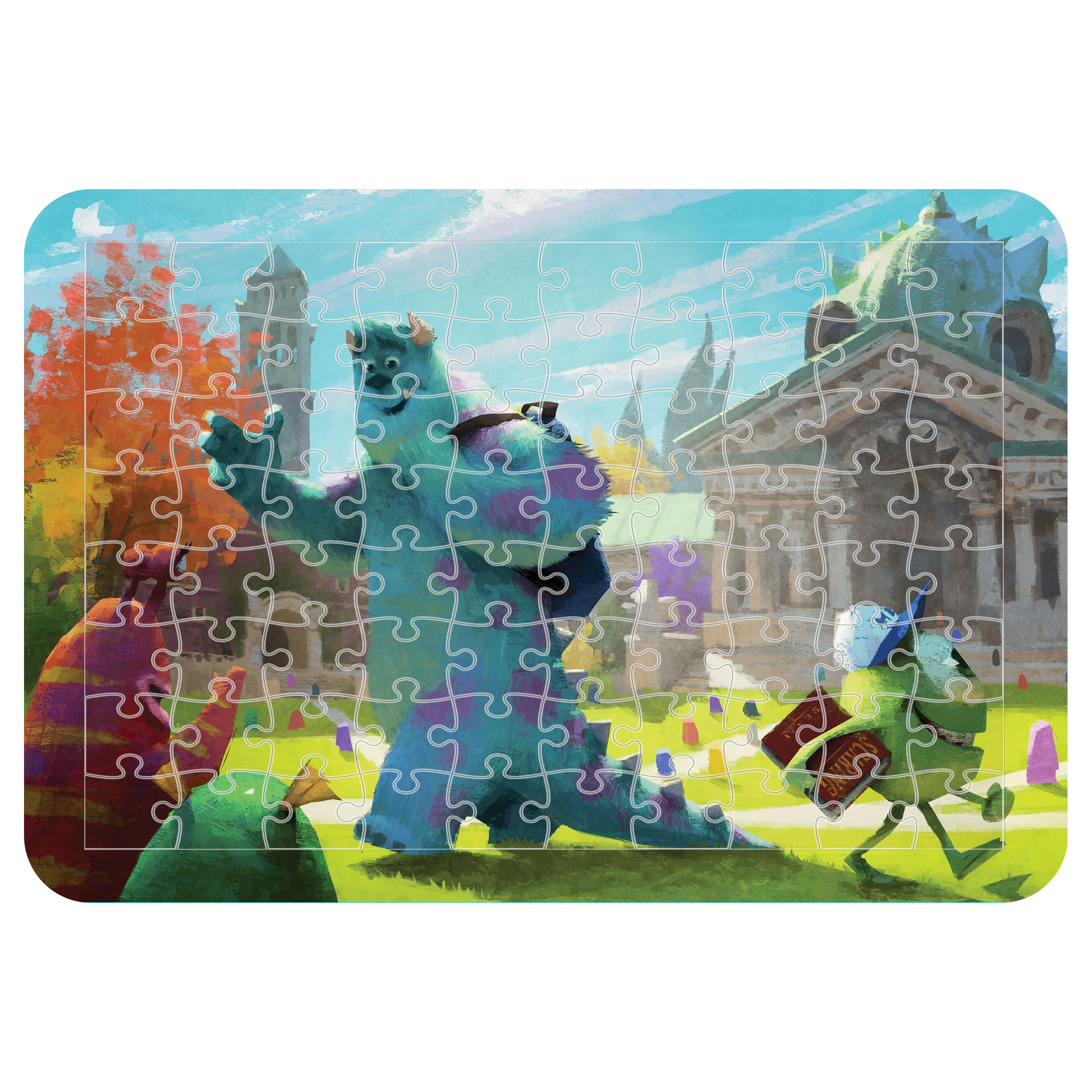 پازل 54 تکه اطلس آبی طرح کارخانه هیولا ها مدل P1431