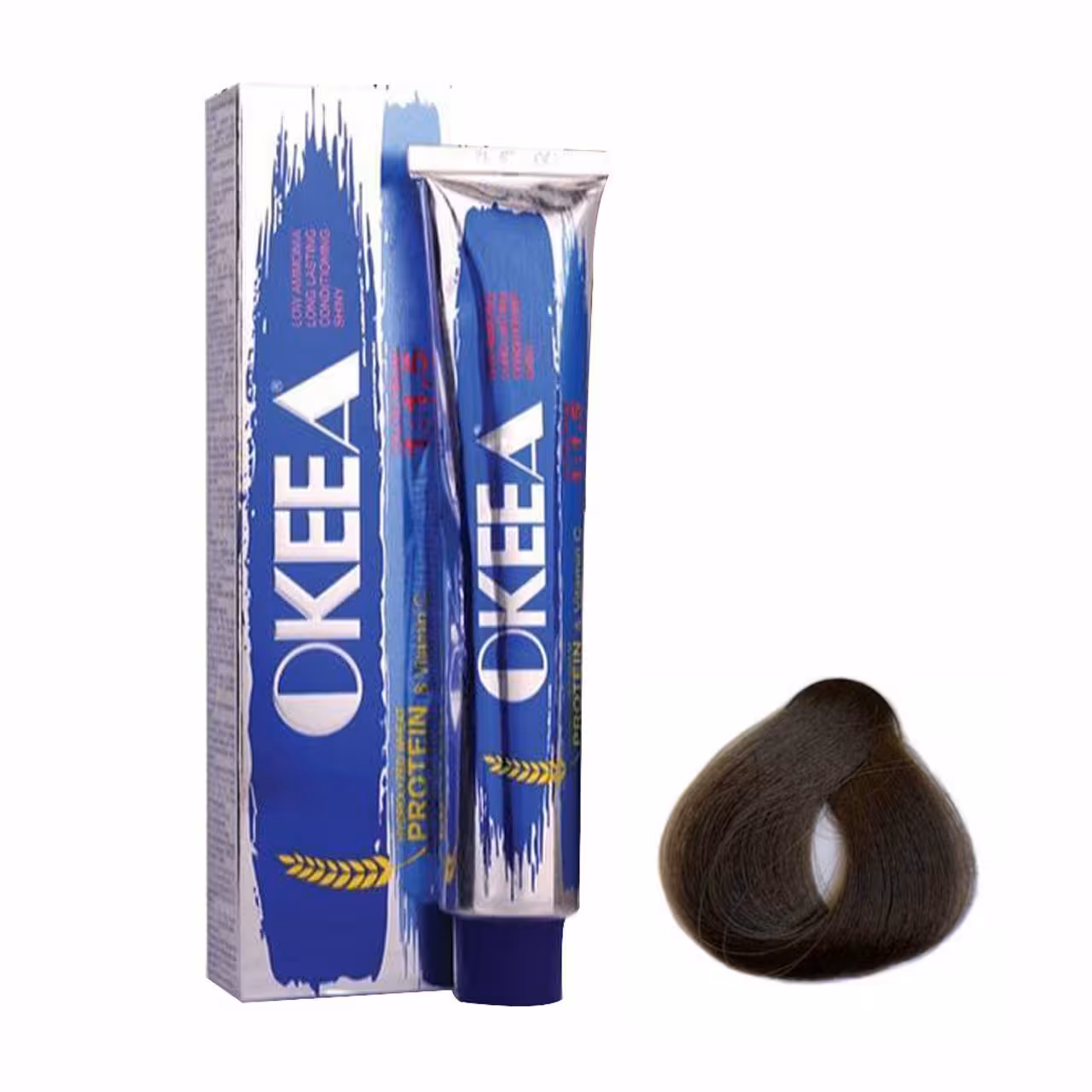 رنگ مو اکیا شماره 5.00 حجم 100 میلی لیتر  رنگ قهوه ای روشن قوی