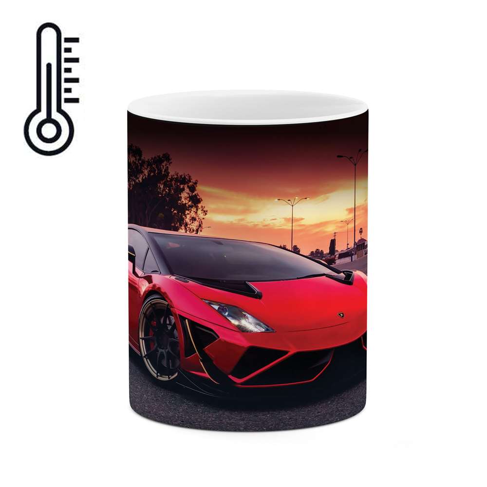 ماگ حرارتی طرح ماشین لامبورگینی مدل mgph10515