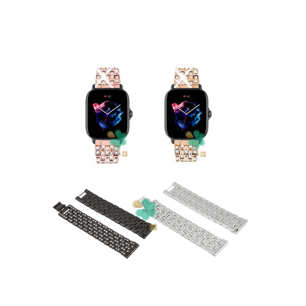 بند ساعت لاکچری Full Diamond مناسب Xiaomi Amazfit GTS 3