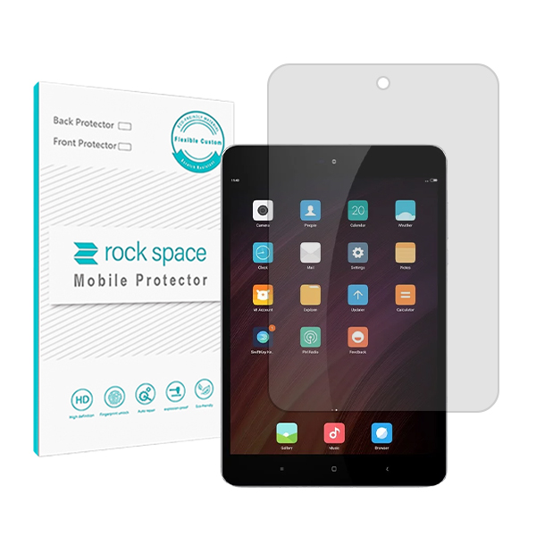 گلس تبلت شیائومی Mi Pad 3 79 مدل نانو هیدروژل شفاف برند راک اسپیس کد L