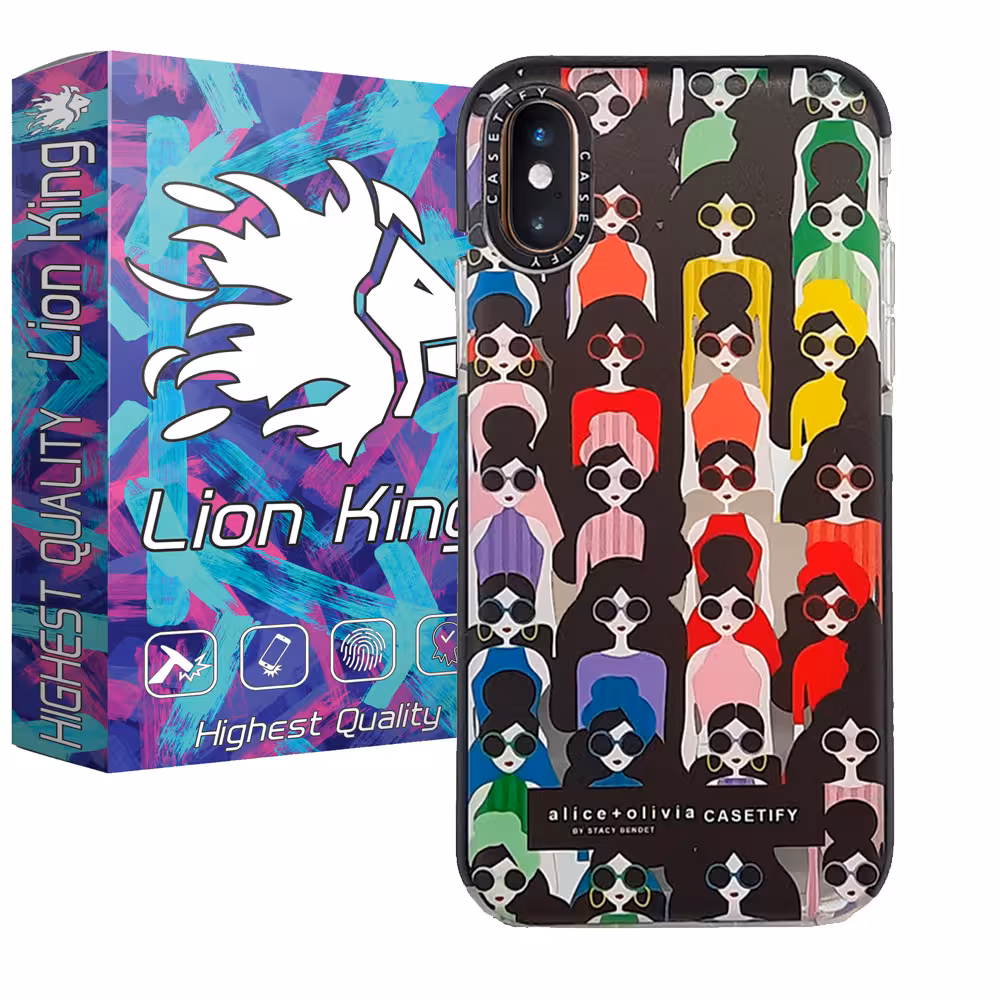 کاور لاین کینگ مدل casetifygirls مناسب برای گوشی موبایل اپل iPhone X Xs