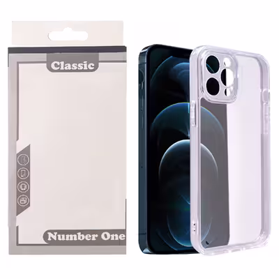 کاور کلاسیک مدل KHO.43 طرح شفاف مناسب برای گوشی موبایل اپل IPhone 12 pro