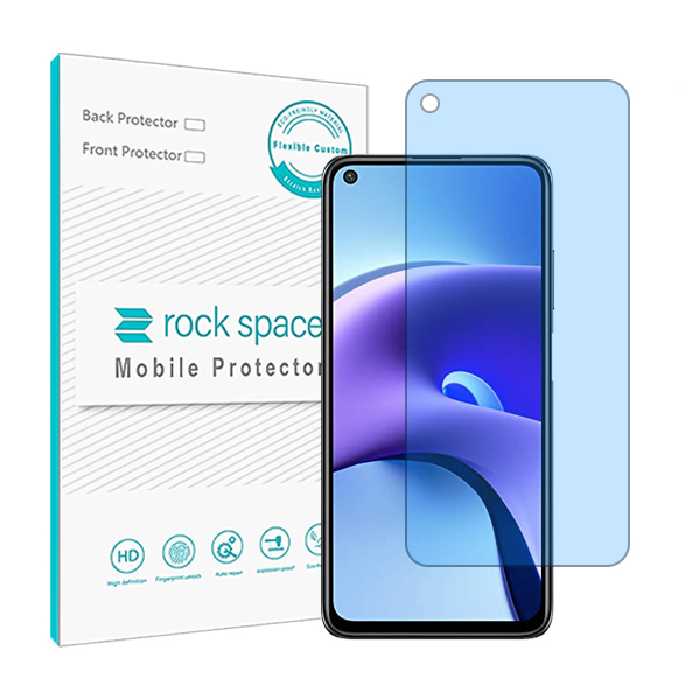 گلس شیائومی Redmi Note 9T مدل نانو هیدروژل آنتی بلو برند راک اسپیس کد 12276S