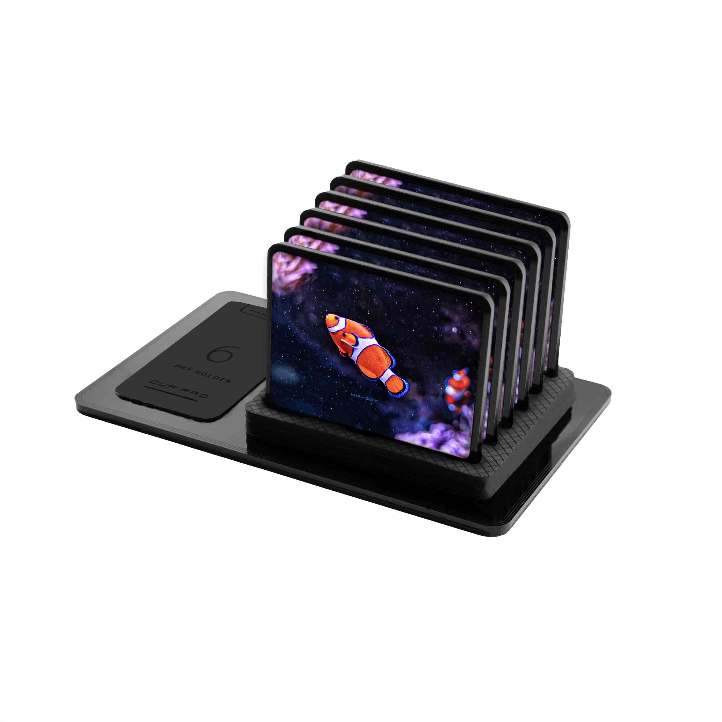 زیر لیوانی ماهوت مدل Clownfish بسته 6 عددی