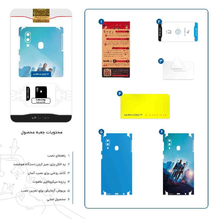 برچسب پوششی ماهوت مدل Tenet-FullSkin مناسب برای گوشی موبایل سامسونگ Galaxy A40