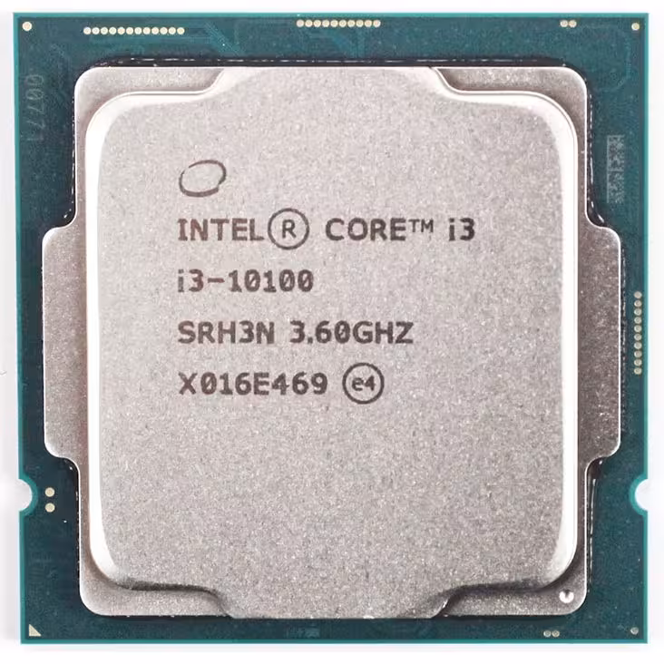 پردازنده مرکزی اینتل تری سری Coffee Lake مدل Core i3-10100