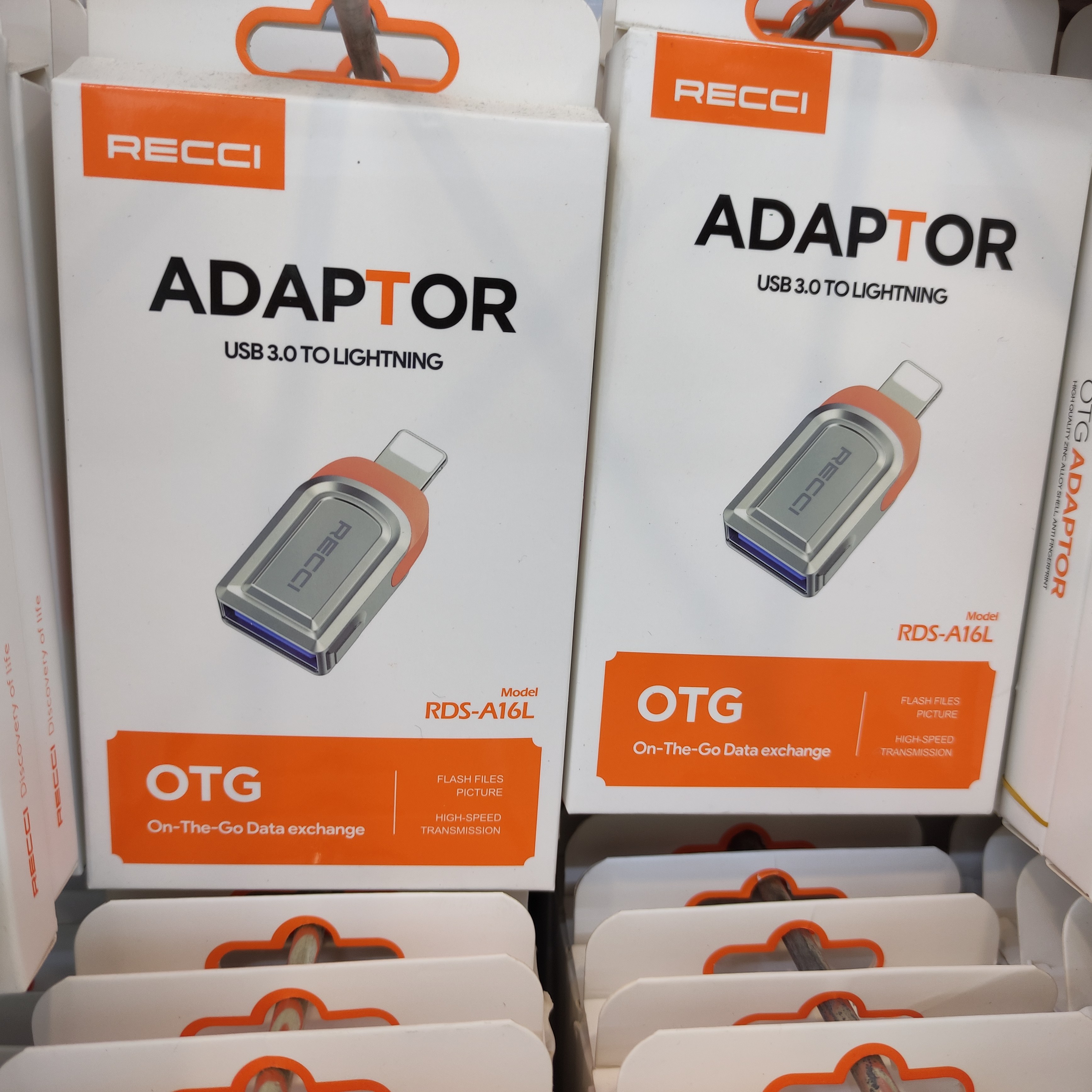 مبدل USB به لایتنینگ رسی مدل OTG RDS-A16L