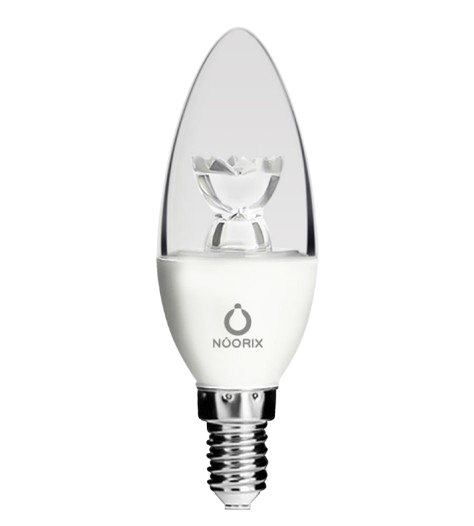 لامپ ال ای دی 6 وات شمعی نوریکس - شفاف
