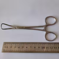 کلمپ پنس شانگیر   13cm استیل پزشکی راکول 