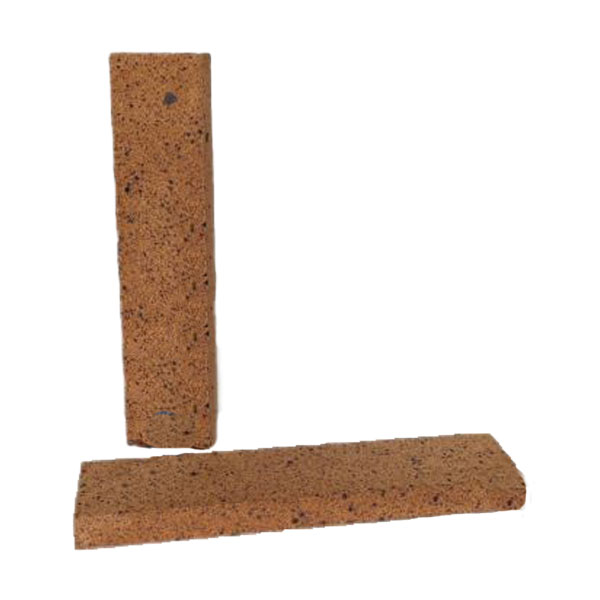 آجر نمای نسوز شاموتی تیره ابعاد 2.5×31×7