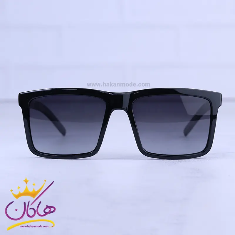 عینک آفتابی مردانه پورشه مشکی p 8659/3 مربعی