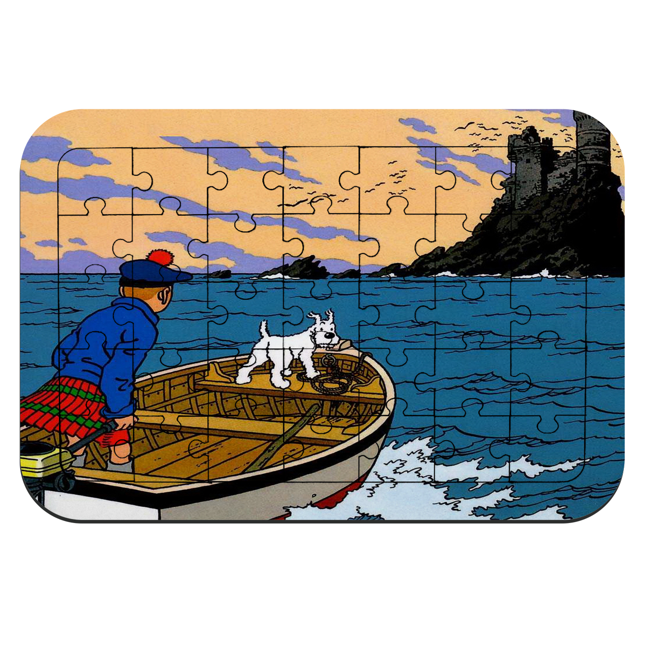 پازل 35 تکه طرح ماجراهای تن تن مدل NI835