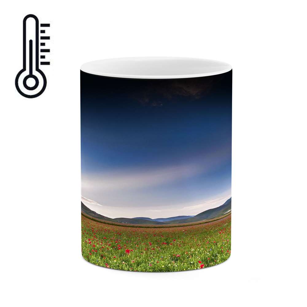 ماگ حرارتی کاکتی طرح منظره مدل mgh17819