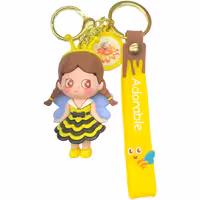 جاکلیدی مدل سیلیکونی دختر طرح زنبور