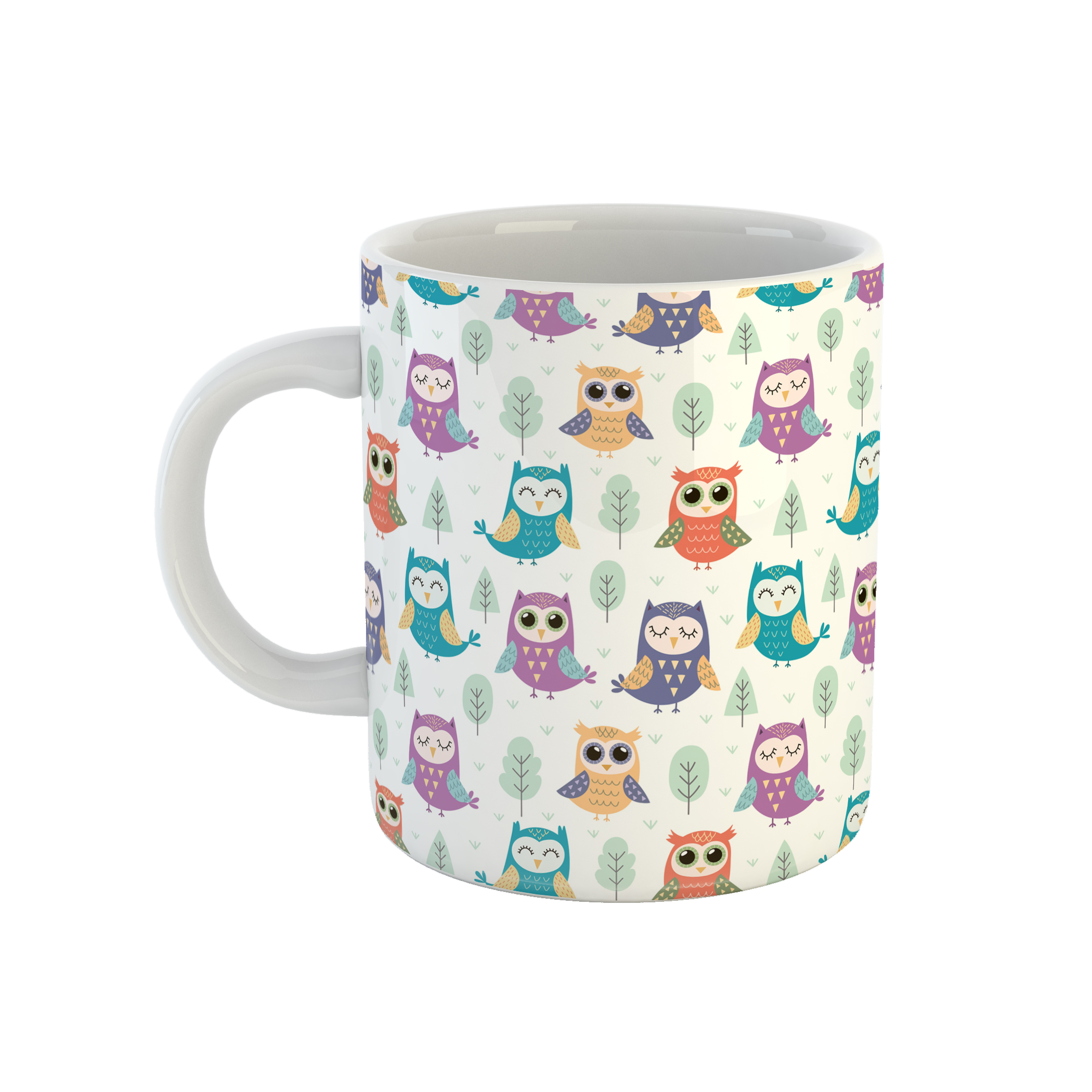 ماگ طرح جغد مدل 08