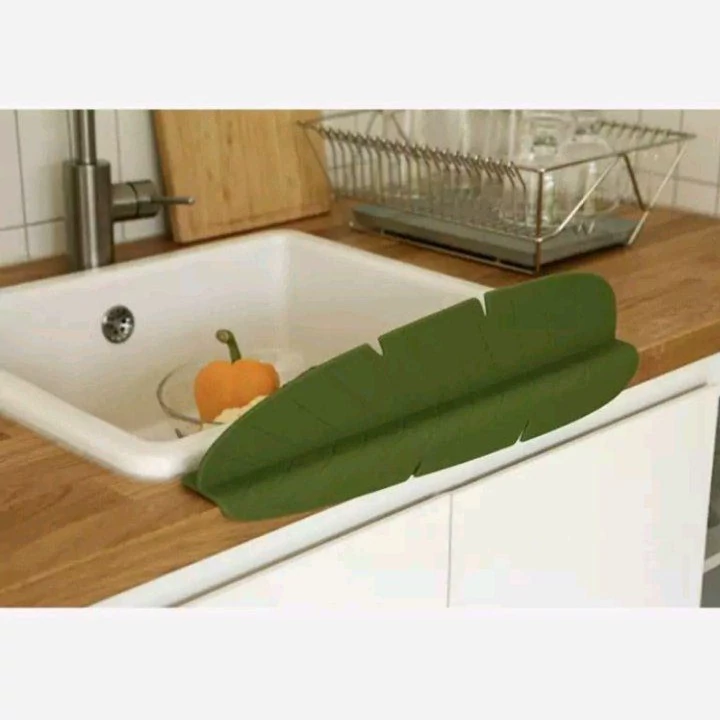 آب گیر سیلیکونی سینک گارد لبه سینک طرح برگ جنس سیلیکونی