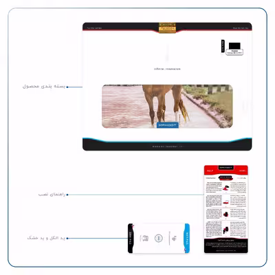 برچسب پوششی ماهوت مدل Horse-1 مناسب برای تبلت هوآوی Mediapad M6 10.8 2019