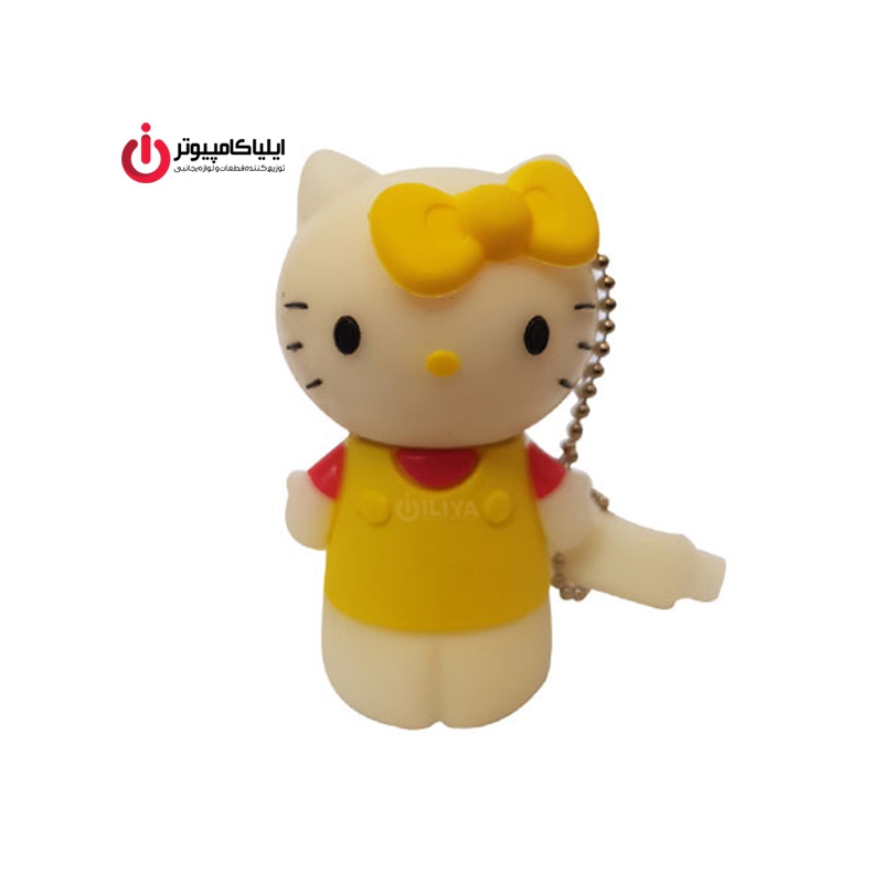 فلش مموری عروسکی کینگ فست مدل KI-20 طرح Hello Kitty ظرفیت 32 گیگابایت