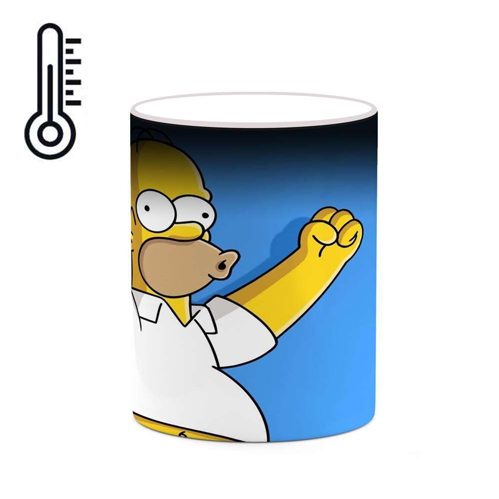 ماگ حرارتی کاکتی طرح کارتون سیمپسون مدل mgh23696