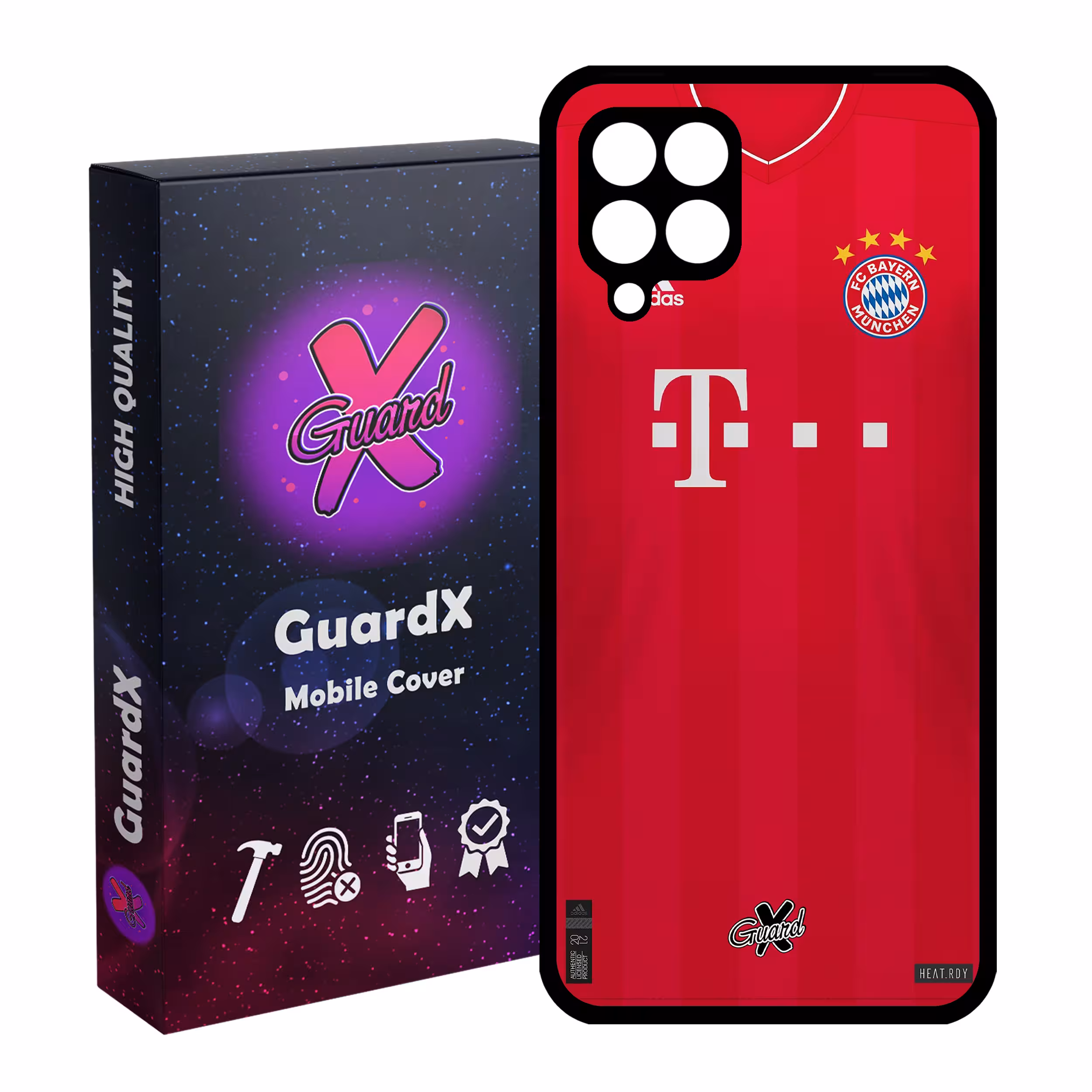 کاور گارد ایکس طرح بایرن مونیخ مدل Glass10231 مناسب برای گوشی موبایل سامسونگ Galaxy A12