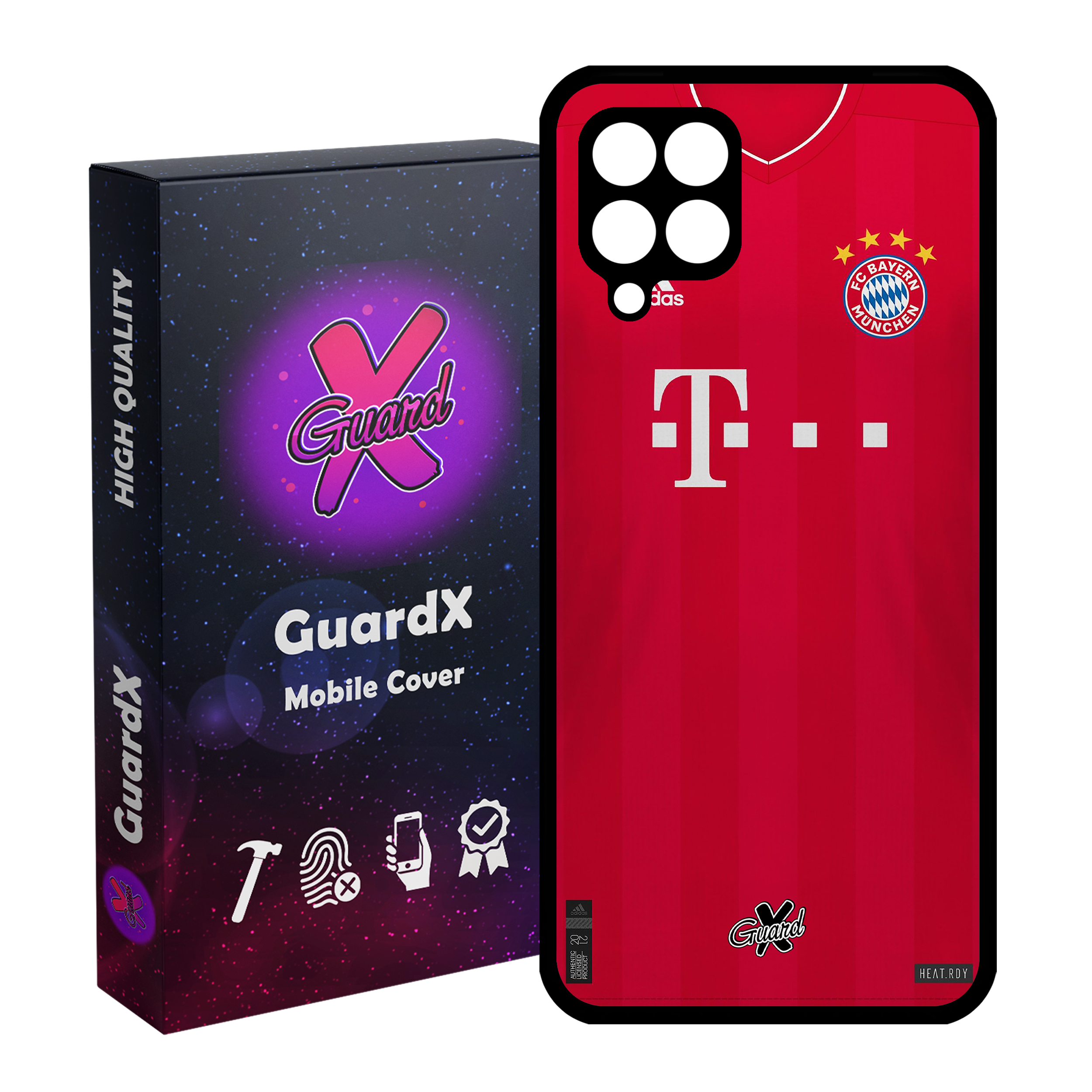 کاور گارد ایکس طرح بایرن مونیخ مدل Glass10231 مناسب برای گوشی موبایل سامسونگ Galaxy A12