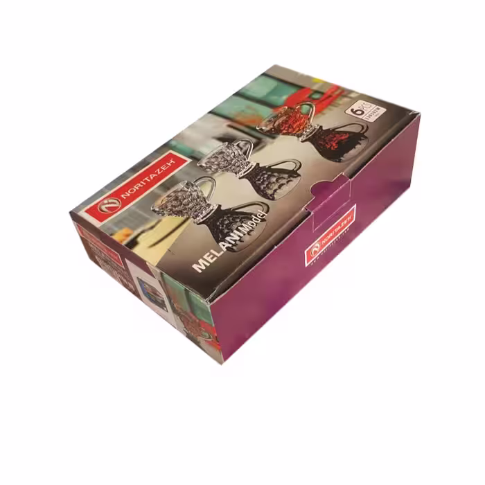 استکان نوری تازه مدل ملانی 330302W بسته 6 عددی