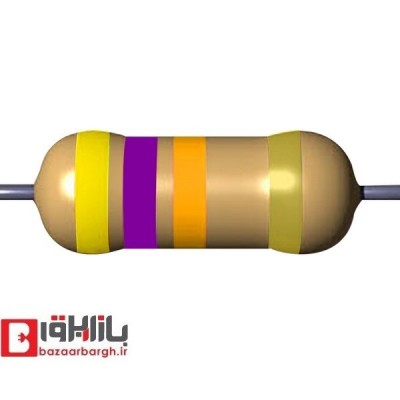 مقاومت 47 کیلو اهم 1/8 وات 5 درصد