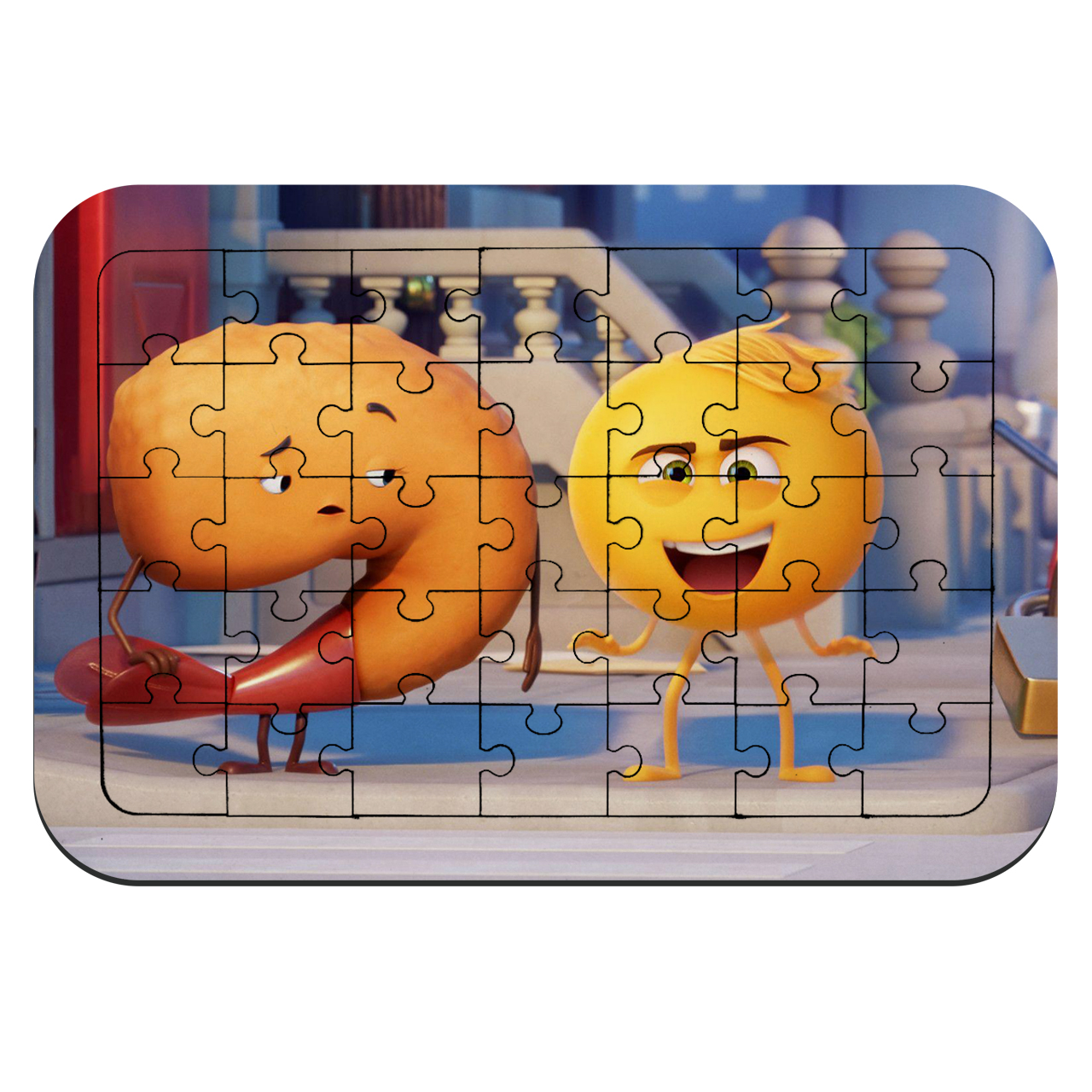  پازل 35 تکه طرح انیمیشن ایموجی ها مدل NI1858 