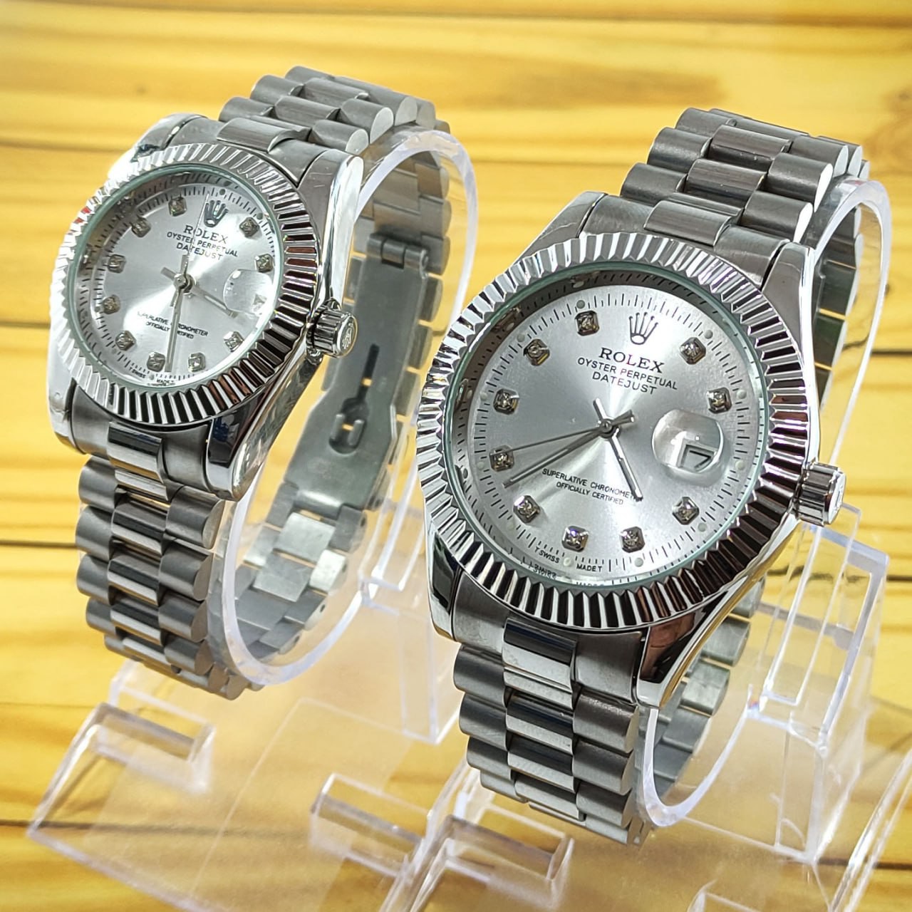 ساعت ست رولکس نقره ای