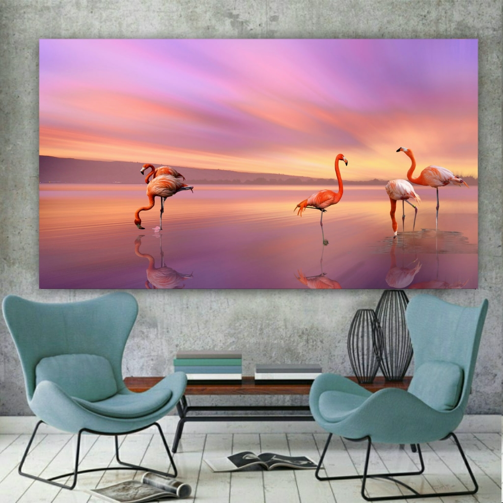  تابلو بوم طرح فلامینگو SDT764