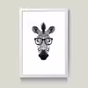 تابلو مدل Cute Zebra کدm2415-w