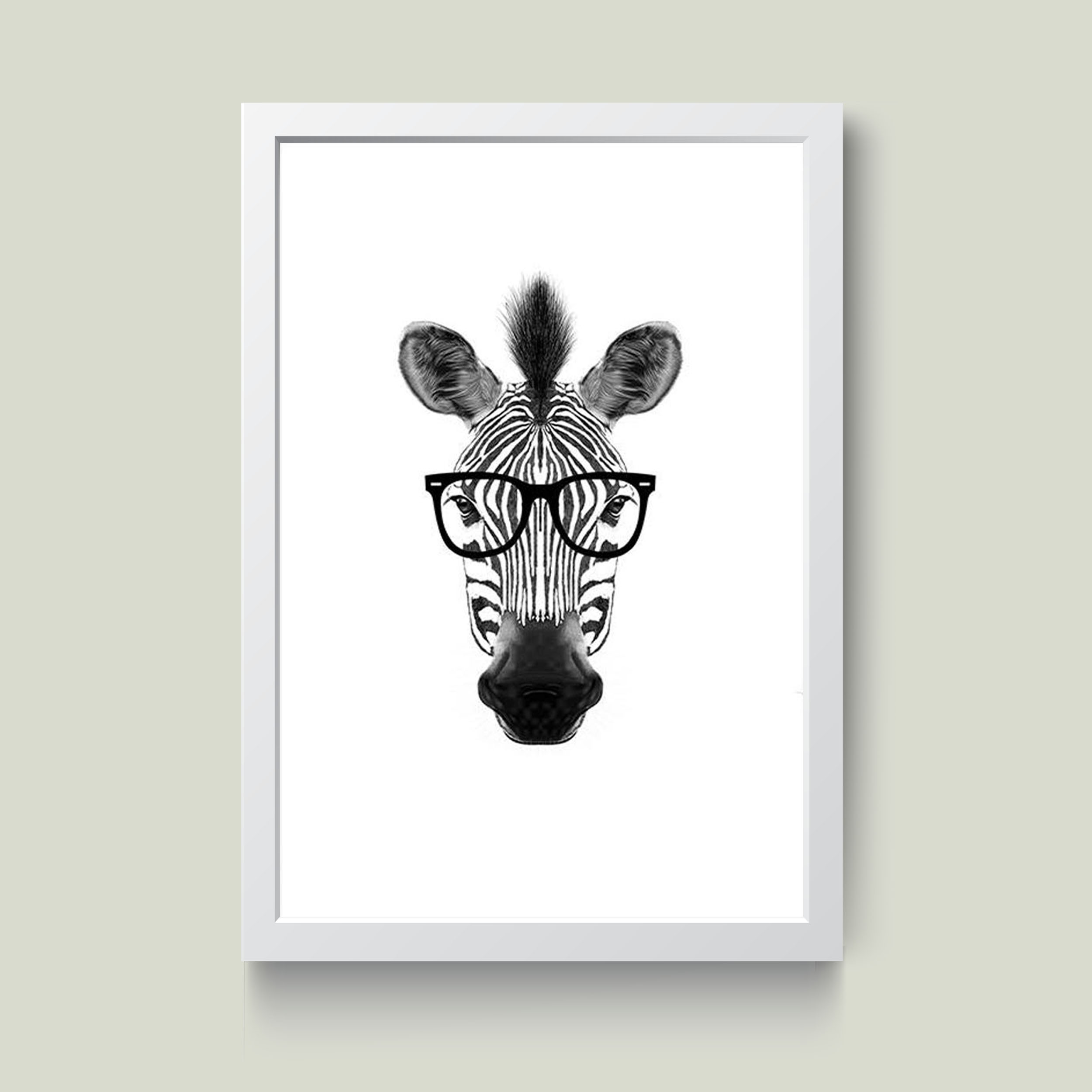 تابلو مدل Cute Zebra کدm2415-w