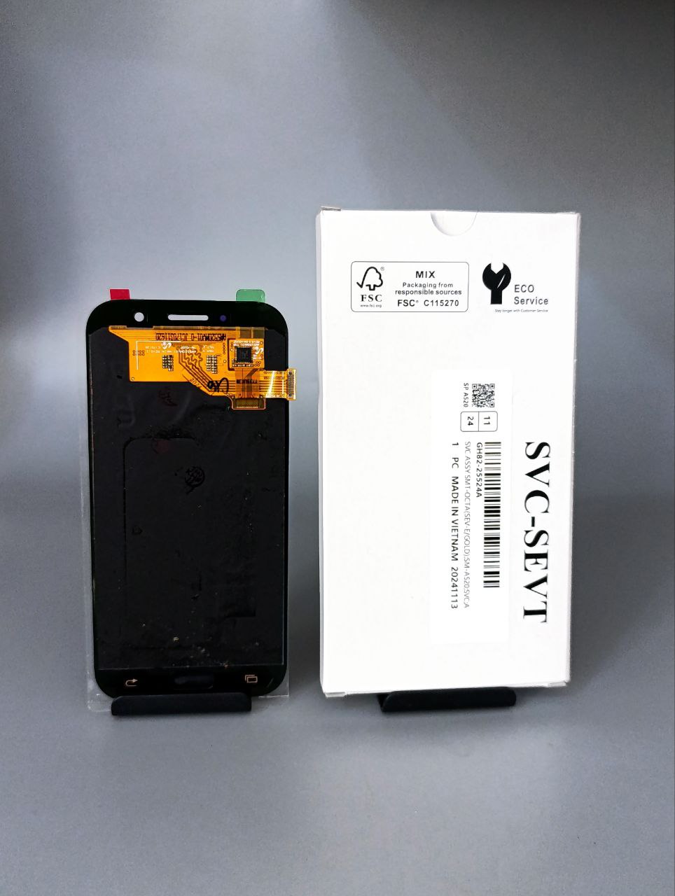 شرکتی دبی LCD Samsung A520 A5 Gold Service Pack 100% Doubi